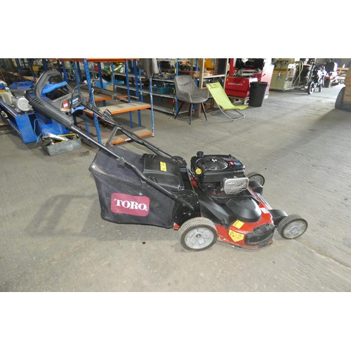 5937 - A self propelled Toro lawnmower type Timemaster 30, 76cm wide cut, Briggs & Stratton 223cc engine. R... 