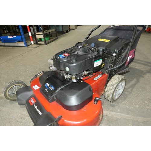 5937 - A self propelled Toro lawnmower type Timemaster 30, 76cm wide cut, Briggs & Stratton 223cc engine. R... 