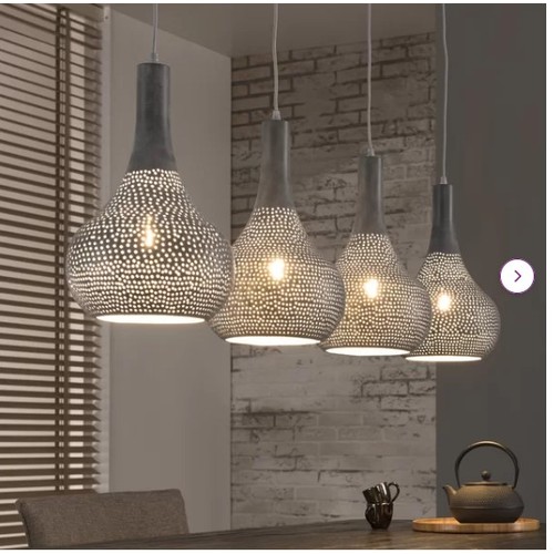 27 - 1 Dollard 4-light kitchen island pendant light RRP £369