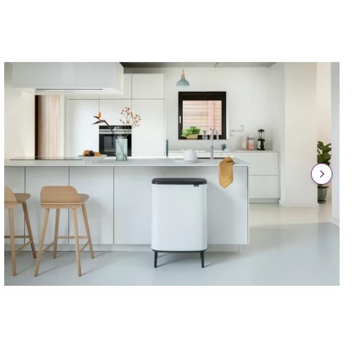 29 - 1 Brabantia Bo Hi steel 60L touch top rubbish bin RRP £172