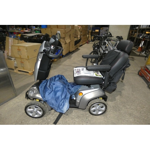 2097 - A battery powered mobility scooter by Kymco type Foru Agility metallic mink, cost around £2,500 when... 