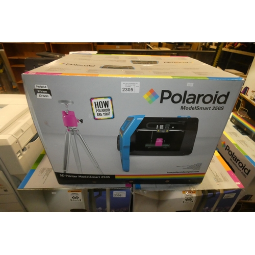 2305 - An unused, boxed, 3D Printer by Polaroid type Modelsmart 250S - trade