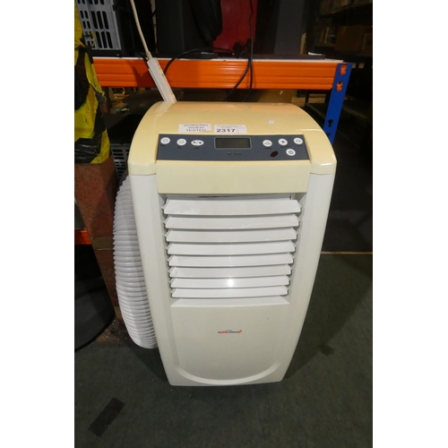 2317 - A mobile office air conditioning unit by Rapid Clima9 - trade TESTED WORKING.