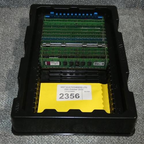 2356 - 14 x various 4gb ram sticks