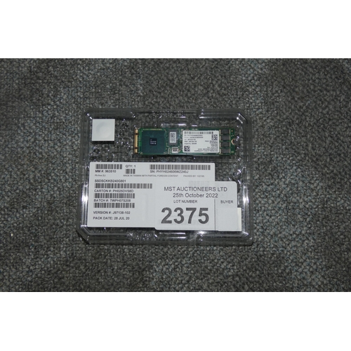 2375 - 1 x 240gb M.2 solid state drive