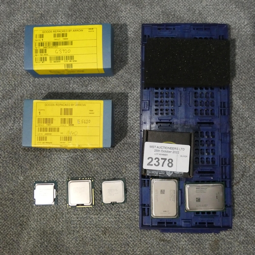 2378 - 5 x various processors, E5620/E1400/G3920 & 2 X AMD