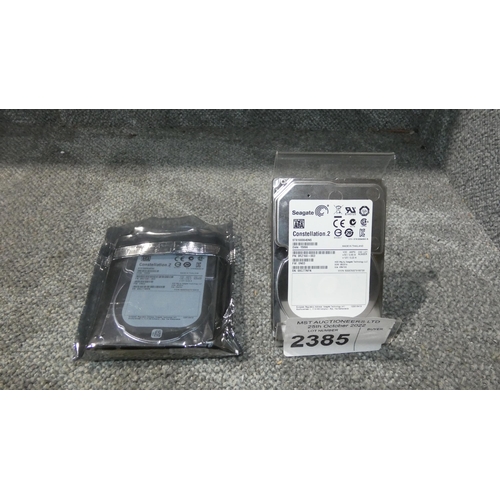 2385 - 2 x 2.5 inch 1tb SATA hard disc drives