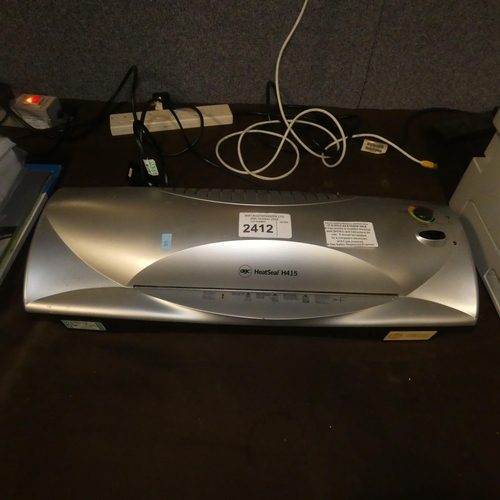 2412 - An A3 laminator by ABC type Heat Seal H415 - trade