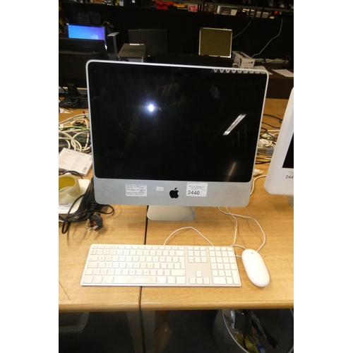 2440 - [cat alt] An Apple iMac with an Intel 2 core duo 2.66ghz processor, 2gb ram, 320gb HDD running Yosem... 