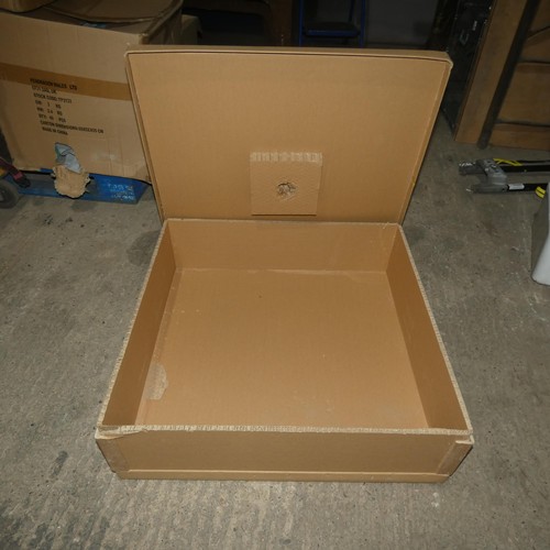 2056 - 9 good quality cardboard postage boxes each approx 77 x 74 x 23cm (30 x 29 x 9 inches)