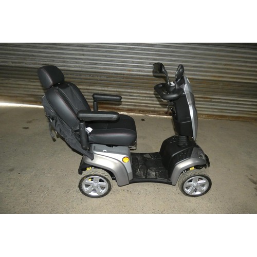 2097 - A battery powered mobility scooter by Kymco type Foru Agility metallic mink, cost around £2,500 when... 