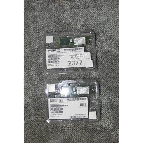 2377 - 2 x 240gb M.2 solid state drives