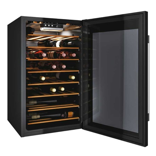 1103 - An unused under counter smoked glass single door wine display fridge by Electrolux type H-wine - HCW... 