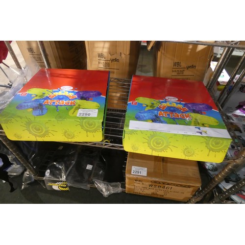 2290 - 2 boxes each containing 36 x Splash Attack water pistols (72 in total)