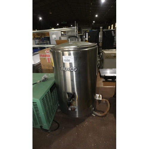 1056 - A commercial stainless steel hot water boiler by Burco, gas fired possibly LPG - Trade