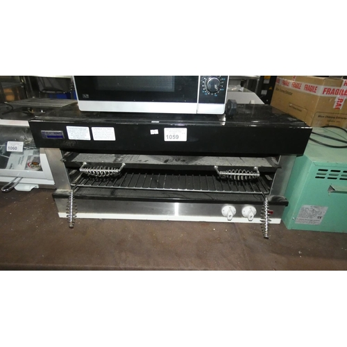 1059 - A commercial stainless steel steakhouse grill by Electroway 240v - trade