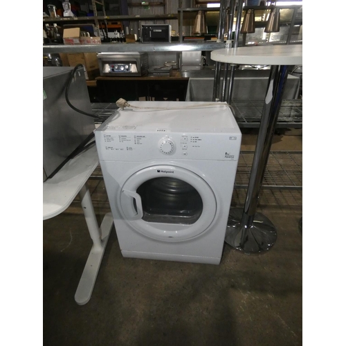 1114 - An under counter tumble dryer by Hotpoint type Aquarious TVFS-83 - trade. TESTED WORKING