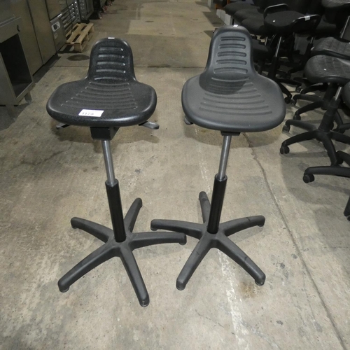 1175 - 2 adjustable height operators stools