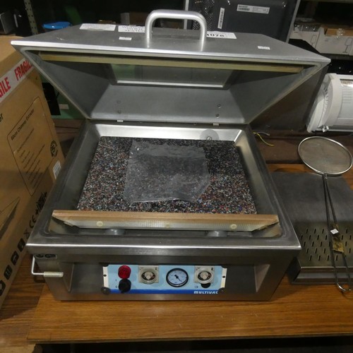 1078 - A counter top vacuum/sealing machine by Multivac,  TESTED WORKING- trade