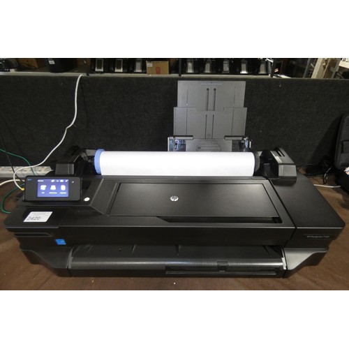 2420 - A Hewlett Packard Designjet T120 compact wireless large format roll / sheet printer product number C... 