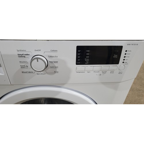 1141 - An under counter Washing machine by Beko type : WM-74135-W in working order. Trade