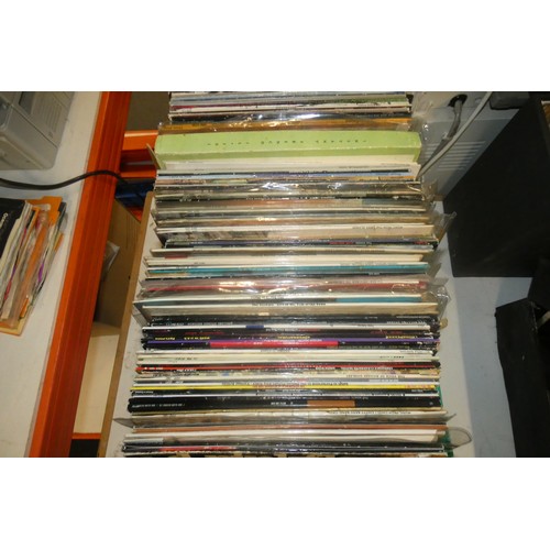 2321 - 1 x box containing large quantity of various records please see pictures for more details, late 70s,... 