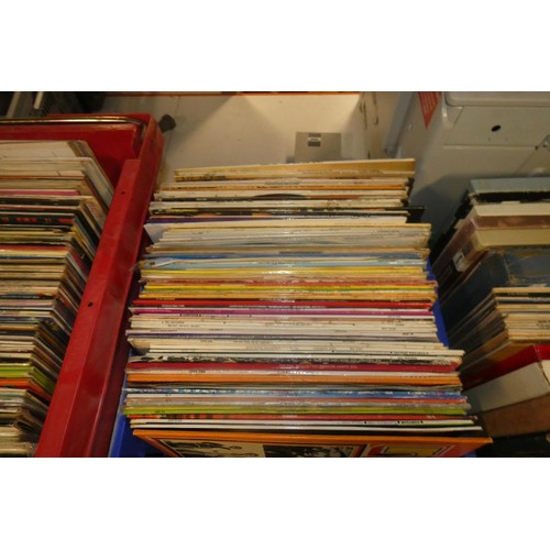 2320 - 3 x crates containing large quantity of various records please see pictures for more details, crates... 