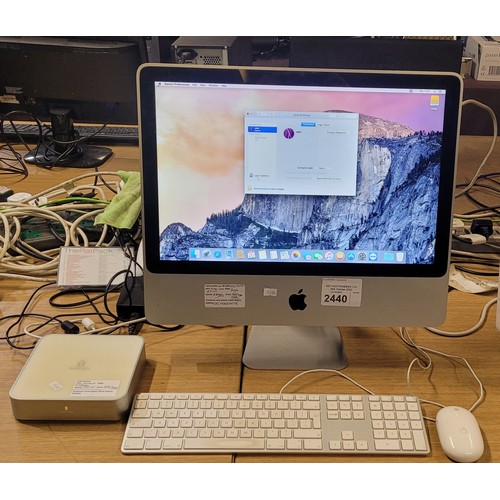 2440 - [cat alt] An Apple iMac with an Intel 2 core duo 2.66ghz processor, 2gb ram, 320gb HDD running Yosem... 