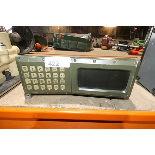 422 - 1 x ex-MOD control and display unit by GEC Avionics