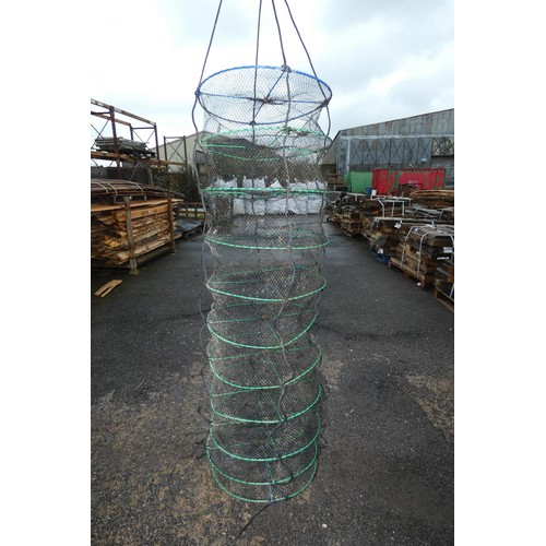 731 - 1 cage containing 20 + hanging oyster culture nets, Please not the cage is not included. (bottom cag... 