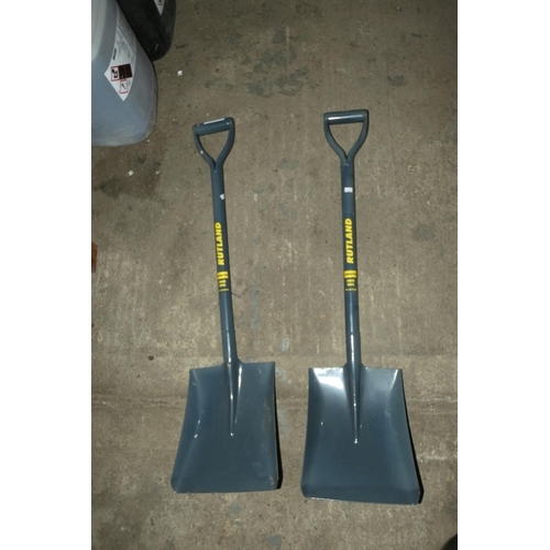 341 - 2 x Rutland square shovels