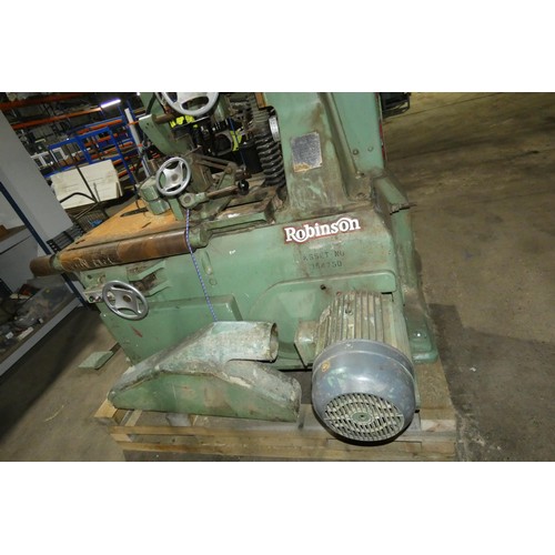 468 - A Robinson heavy duty Re-Saw type EF/T, power fed band saw. 36 inch, machine no. 1180, test no. 79/2... 