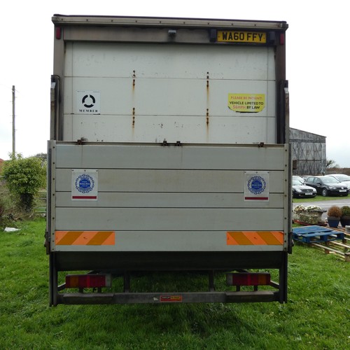 808 - Iveco  Eurocargo  (MY2008) 14 ton Box lorry c/w tail lift, & side loading door.EU05-EEV , Reg WA60 F... 