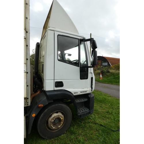 808 - Iveco  Eurocargo  (MY2008) 14 ton Box lorry c/w tail lift, & side loading door.EU05-EEV , Reg WA60 F... 