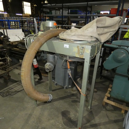 628 - A Fercel single bag dust extractor model FA/1200, 3ph, YOM 1997