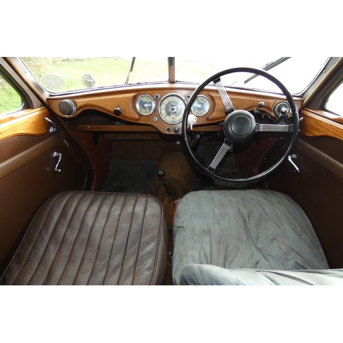 819 - Riley RMA 1.5 Saloon, reg. No. JRL 312, 1st Reg. 10/06/1947, Buff Log Book, Black Manual, 1496cc Pet... 