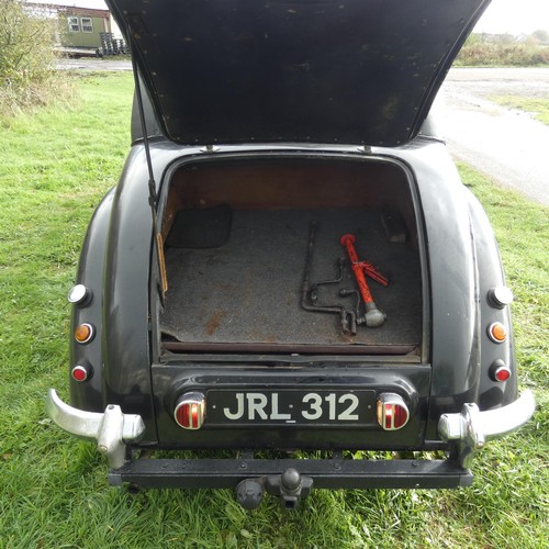 819 - Riley RMA 1.5 Saloon, reg. No. JRL 312, 1st Reg. 10/06/1947, Buff Log Book, Black Manual, 1496cc Pet... 