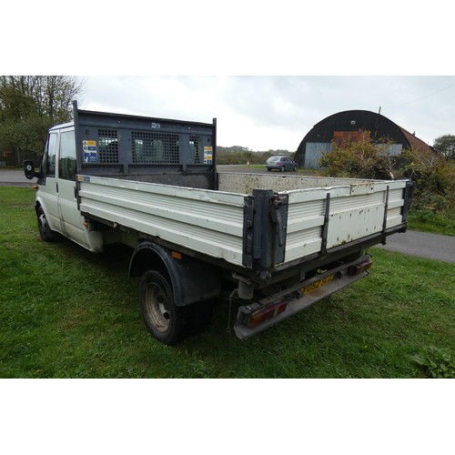 804 - Ford Transit 350 LWB TD Crew cab, Tipper,  Reg. VO52 SCZ, 1st reg 26/09/2002, 5 sp manual Diesel 240... 