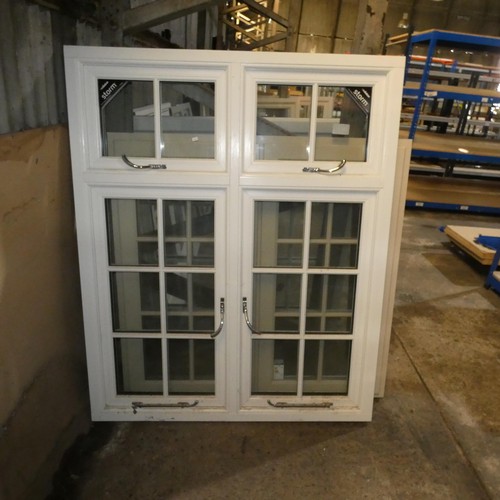 36 - An Evolution Storm PVC double glazed casement window, colour is black & white outside / white inside... 