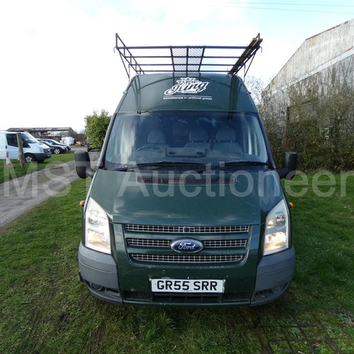 805 - Ford Transit 155 T350 RWD High Roof LWB panel van, Reg GR55 SRR, 1st reg 25/01/2012, 6 Spd manual Di... 