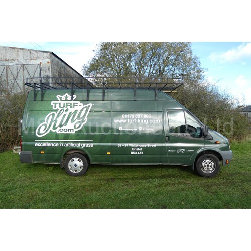 805 - Ford Transit 155 T350 RWD High Roof LWB panel van, Reg GR55 SRR, 1st reg 25/01/2012, 6 Spd manual Di... 