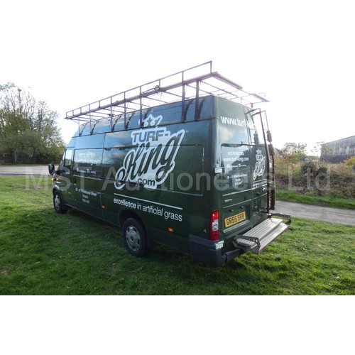 805 - Ford Transit 155 T350 RWD High Roof LWB panel van, Reg GR55 SRR, 1st reg 25/01/2012, 6 Spd manual Di... 