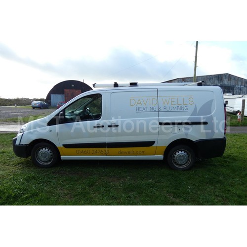 806 - Peugeot Expert 1200 L2H1 HDI panel van,  white, Reg WU62 KUY, 1st reg 30/09/2012, 5 spd manual diese... 