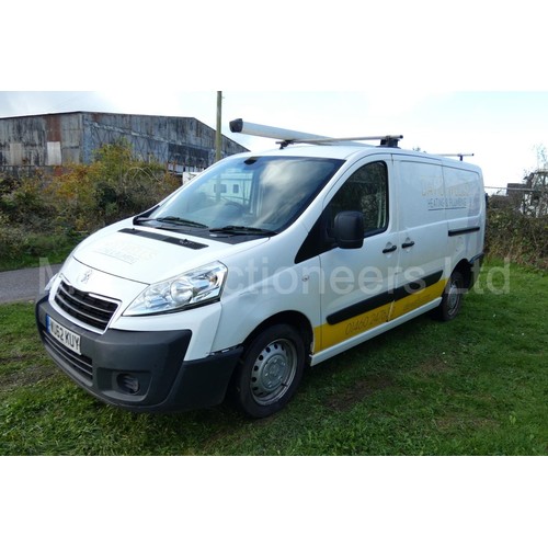 806 - Peugeot Expert 1200 L2H1 HDI panel van,  white, Reg WU62 KUY, 1st reg 30/09/2012, 5 spd manual diese... 