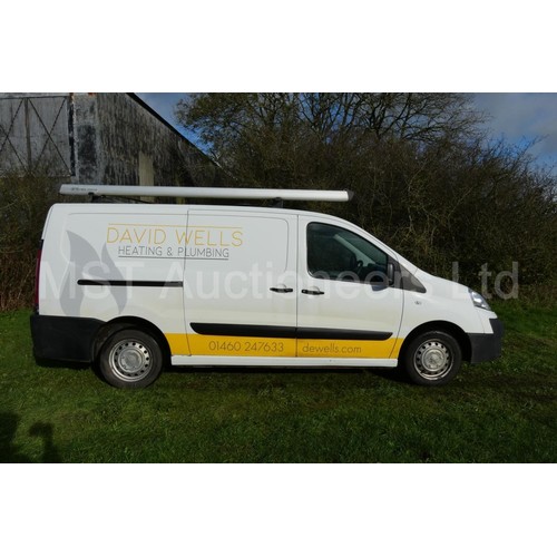 806 - Peugeot Expert 1200 L2H1 HDI panel van,  white, Reg WU62 KUY, 1st reg 30/09/2012, 5 spd manual diese... 