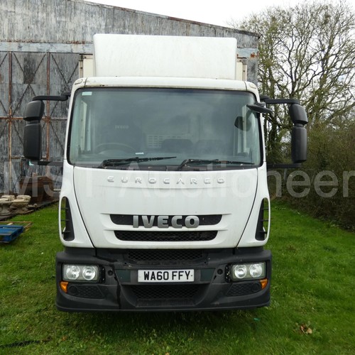 808 - Iveco  Eurocargo  (MY2008) 14 ton Box lorry c/w tail lift, & side loading door.EU05-EEV , Reg WA60 F... 