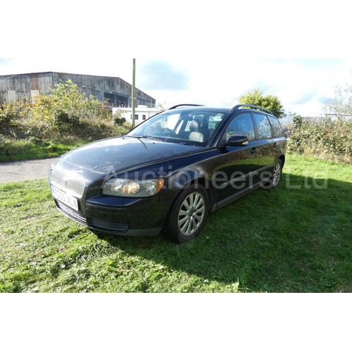 810 - Volvo V50 S D (E4) Estate Black, Reg No FG55 XLN, 1st reg 25/10/2005, 6 spd manual Diesel 1998cc, Mo... 