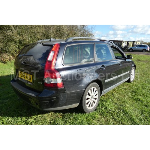 810 - Volvo V50 S D (E4) Estate Black, Reg No FG55 XLN, 1st reg 25/10/2005, 6 spd manual Diesel 1998cc, Mo... 