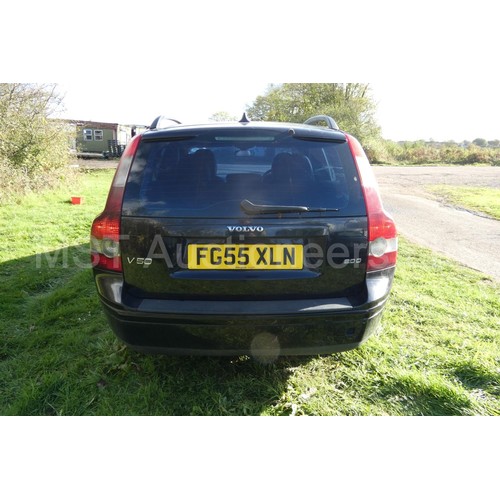 810 - Volvo V50 S D (E4) Estate Black, Reg No FG55 XLN, 1st reg 25/10/2005, 6 spd manual Diesel 1998cc, Mo... 