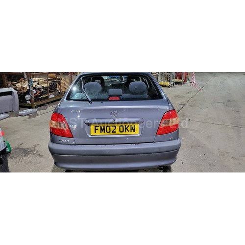 814 - Toyota Avensis GS VVT-I Auto, 5 Dr hatchback, Silver, Reg: FM02 OKN, 1sy reg 14/07/2002, 4 speed aut... 